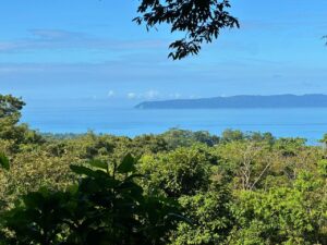 Ocean and gulf view building site in La Honda Pavones Costa Rica